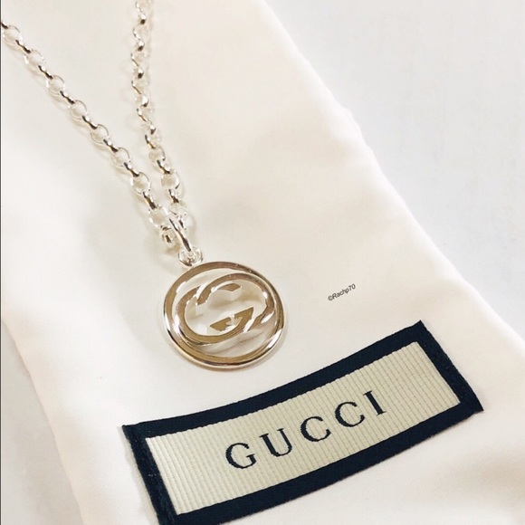 Gucci Other - New Authentic Gucci GG Logo Sterling Necklace